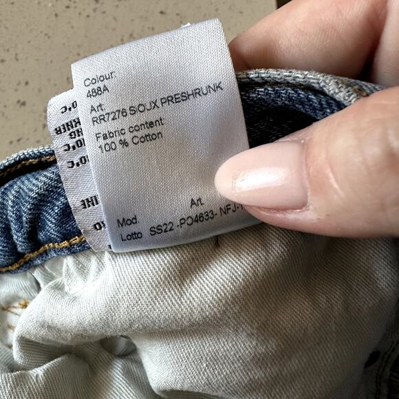 R13 Crossover Distressed Jeans - Picture 8 of 10